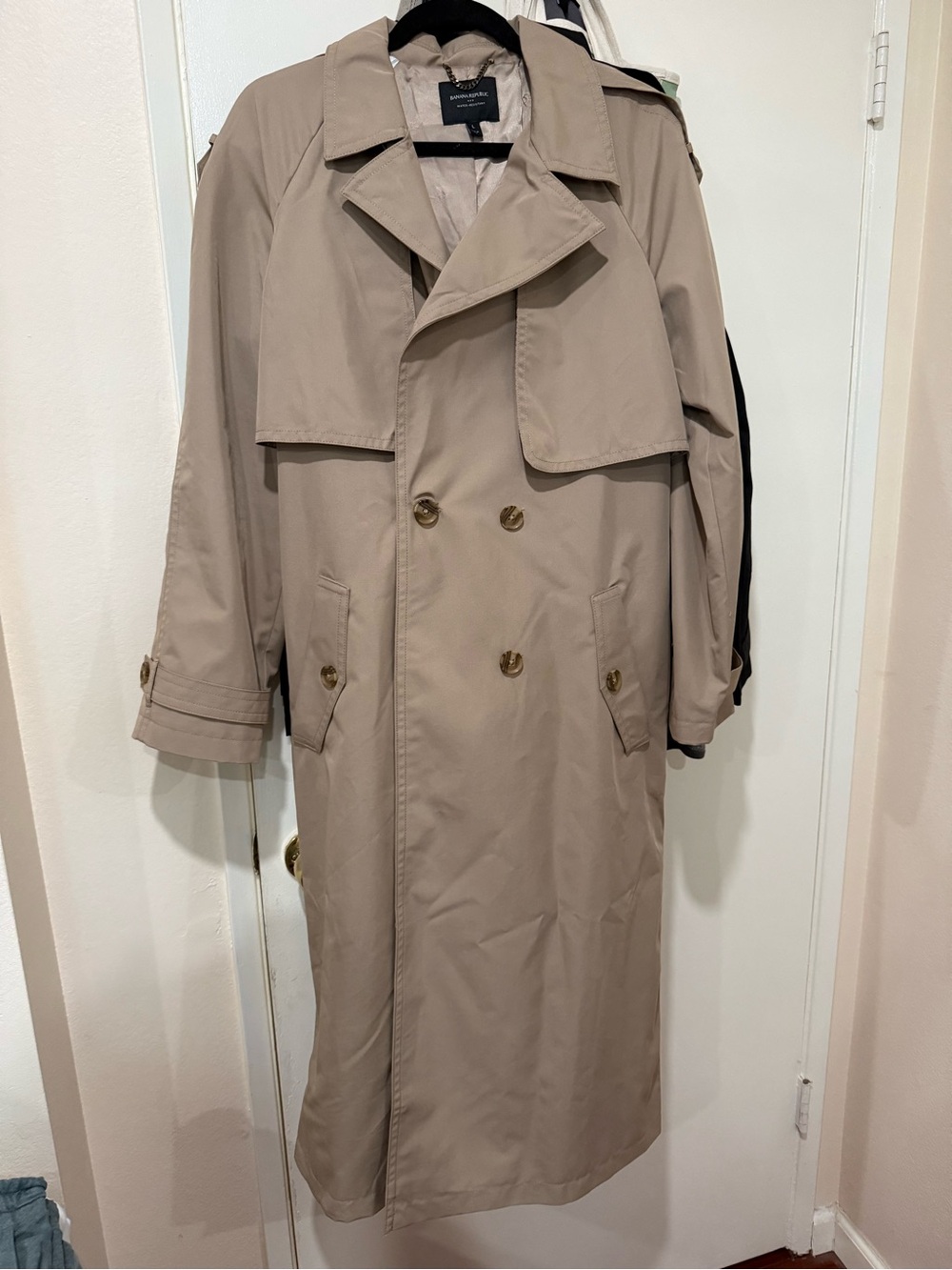 Classic Cotton Banana Republic Taupe Trench Coat